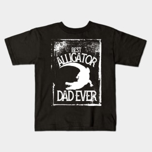 best alligator dad ever Kids T-Shirt